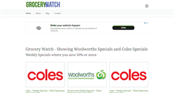 Desktop Screenshot of grocerywatch.com.au